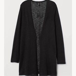 Long Cardigan by HM size M black duster